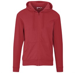 Mens Bravo Hooded Sweater - Red