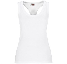 Ladies Maui Racerback Top - White