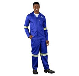 Trade Polycotton Conti Suit - Reflective Arms & Legs - Yellow Taped