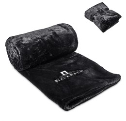 Alex Varga Palazzo Faux Fur Fleece Blanket