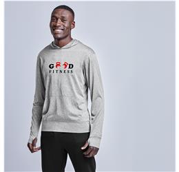 Mens Fitness Lightweight Hooded Sweater