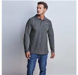 Mens Long Sleeve Elemental Golf Shirt